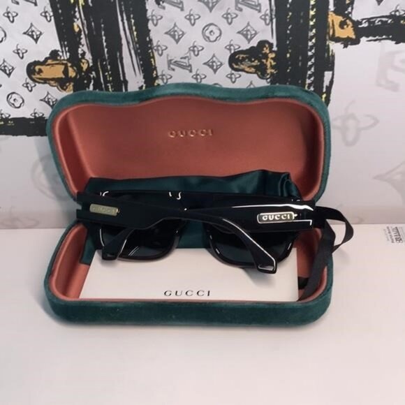 New Authentic Gucci Tortoise Shell Sunglasses GG0664s 004 - Picture 4 of 12